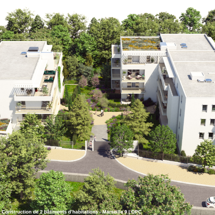 Construction de 2 bâtiments d’habitation - Marseille 9 OPC